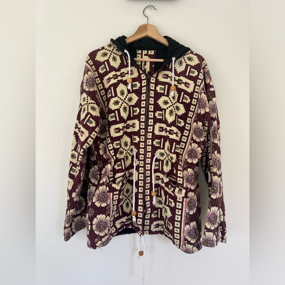 Reversible Tapestry Utility Jacket - Picture 3 of 12